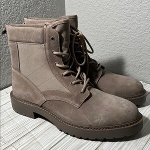Saint Morta men’s Legion lace up boots taupe size 11 suede leather‎ upper